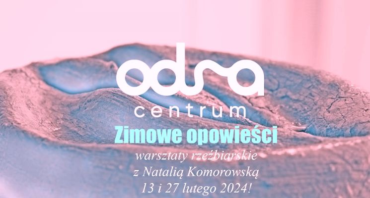 Plakat Walentynkowe warsztaty z ceramiki w Odra Centrum z Natalią Komorowską / 13 i 27 lutego 2024