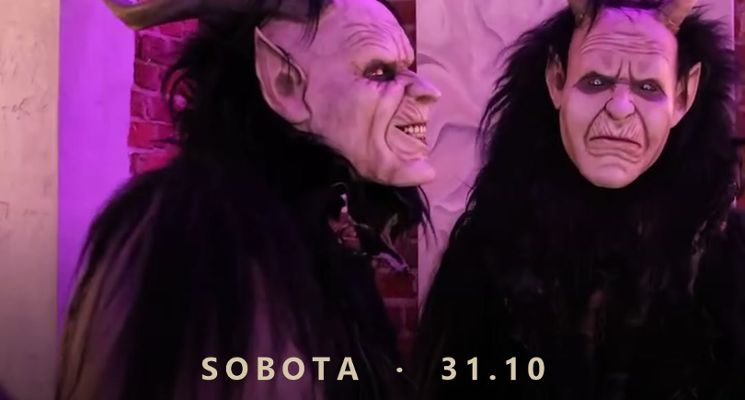 Plakat Halloween w Selection — DJ, halloweenowe drinki i shot dla przebranych