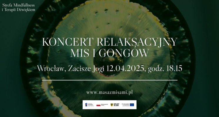 Plakat Koncert gongów i mis tybetańskich