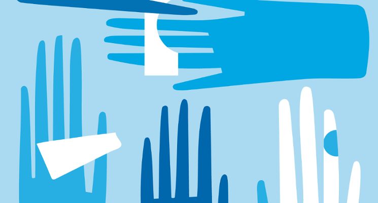 Plakat Laboratorium barw. Niebieski