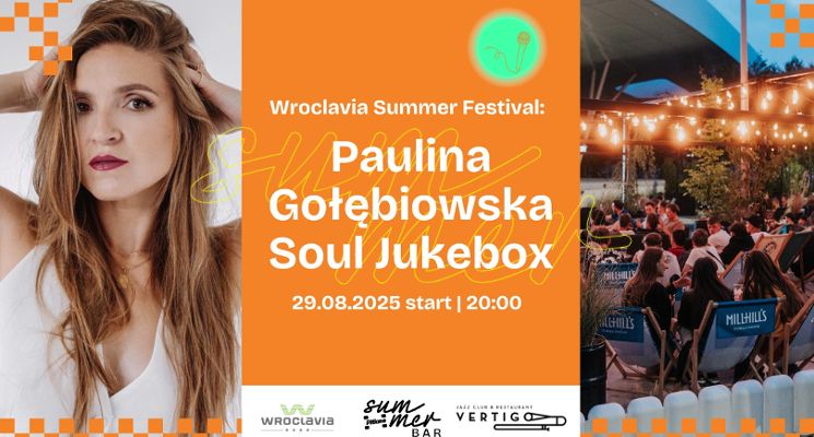 Plakat Paulina Gołębiowska Soul Jukebox [Wroclavia Summer Festival]