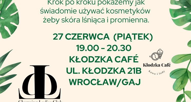 Plakat Warsztaty pielęgnacyjne „Beauty – Glow Skin”
