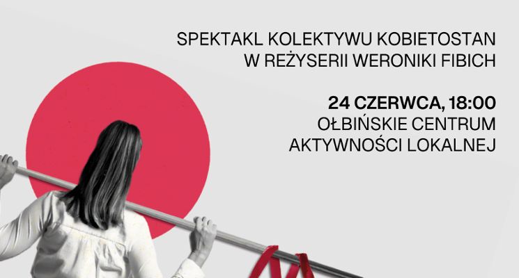 Plakat „Sołtyski” spektakl Kolektywu Kobietostan