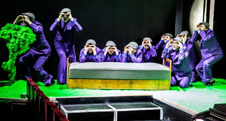 Plakat „Rzeźnia numer pięć” we Wrocławskim Teatrze Współczesnym