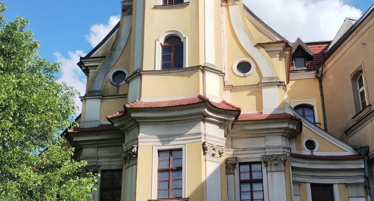 Plakat Przedmieście Oławskie - spacer z przewodnikiem