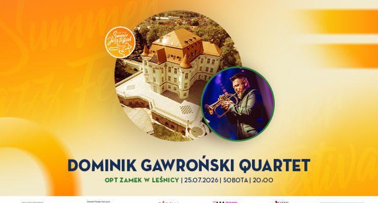 Plakat VSJF: Dominik Gawroński Quartet