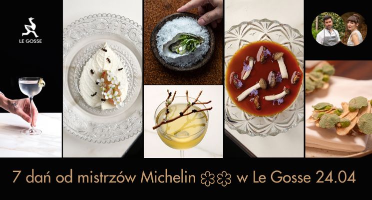 Plakat Szefowie kuchni z gwiazdkami Michelin prezentują: Siedem dań nowoczesnej kuchni w Le Gosse