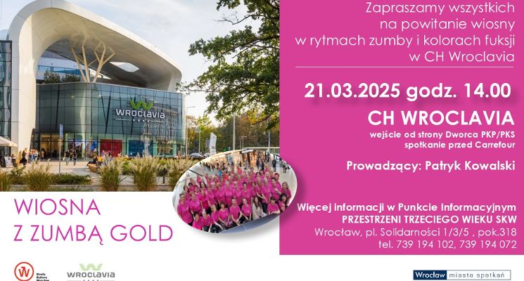 Plakat Wiosna z Zumbą Gold