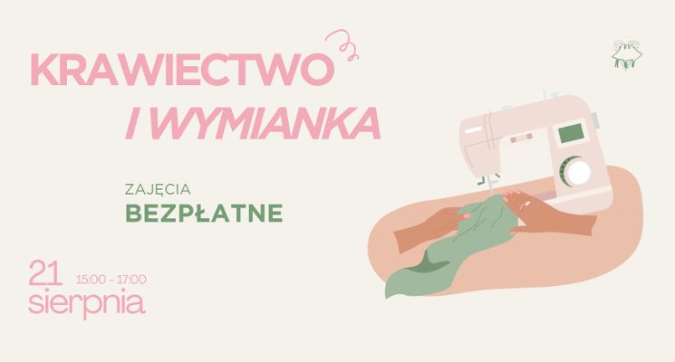 Plakat Krawiectwo i wymianka ubrań