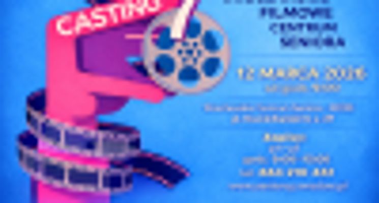 Plakat Casting do grupy aktorskiej seniorów. Zapisy do 11 marca!