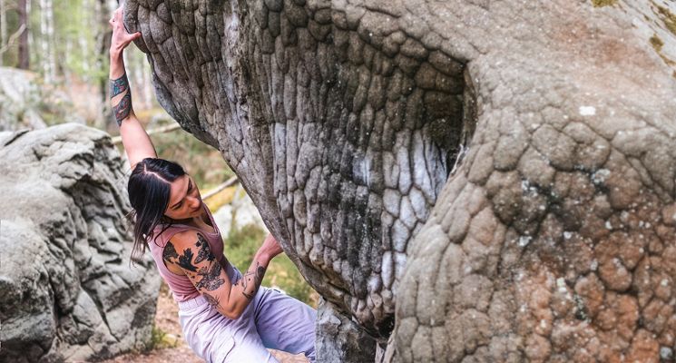 Plakat Meeting boulderowy: Summer Flow – Trip to Fontainebleau