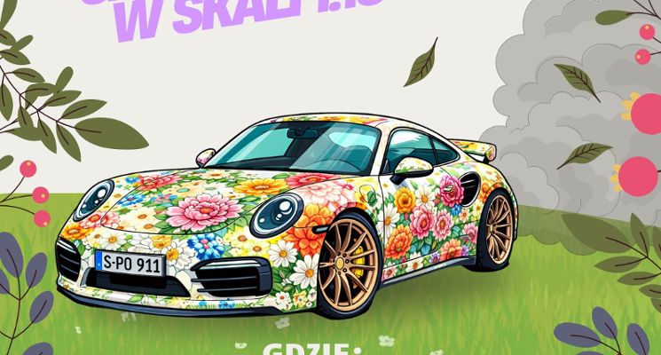 Plakat Kiełczowska Giełda Modelików Samochodowych