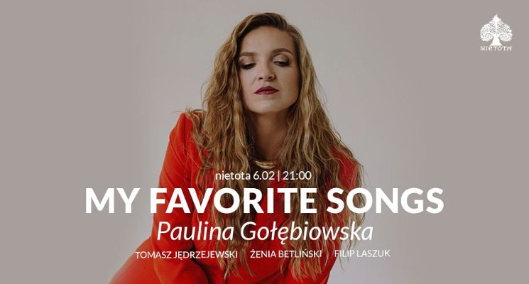 Plakat My favourite songs by Paulina Gołębiewska