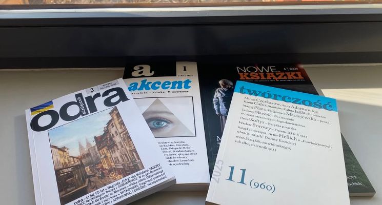 Plakat „Cóż po kulturze w czasie marnym…” Panel redaktorów naczelnych najważniejszych pism literackich