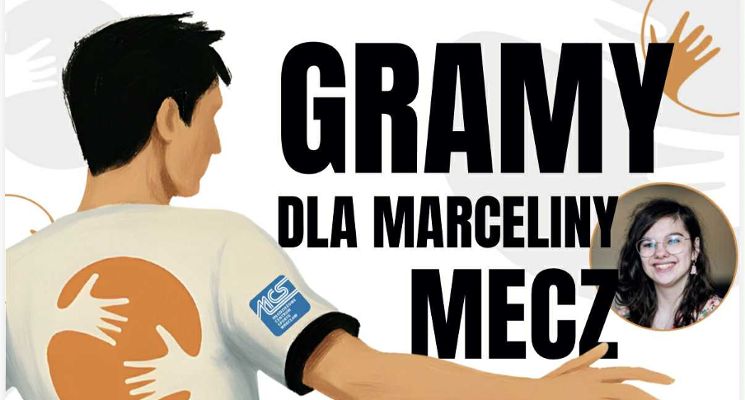 Plakat Mecz charytatywny dla Marceliny
