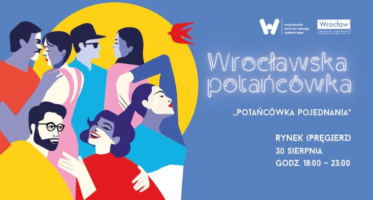 Plakat Wrocławska potańcówka – potańcówka pojednania w Rynku