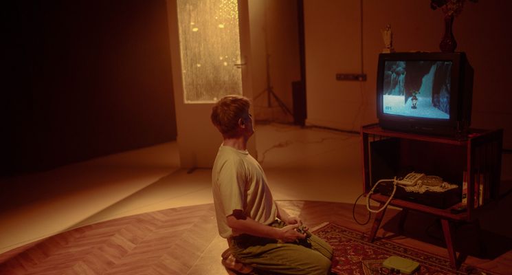 Plakat „Dzień Ojca”, reż. Maciej Rabski | Teatr Układ Formalny & Muzeum Pana Tadeusza