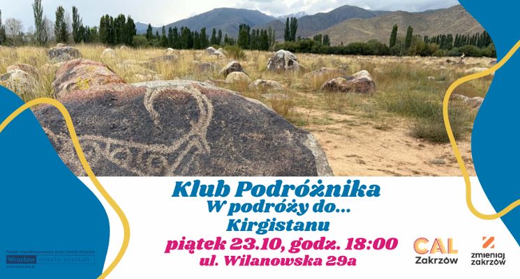 Plakat Spotkanie Klubu Podróżnika - Kirgistan