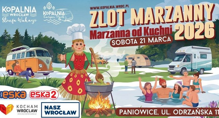 Plakat Wrocław żegna zimę – Zlot Marzanny 2026