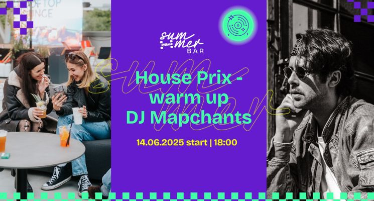 Plakat House Prix - warm up | DJ Mapchants