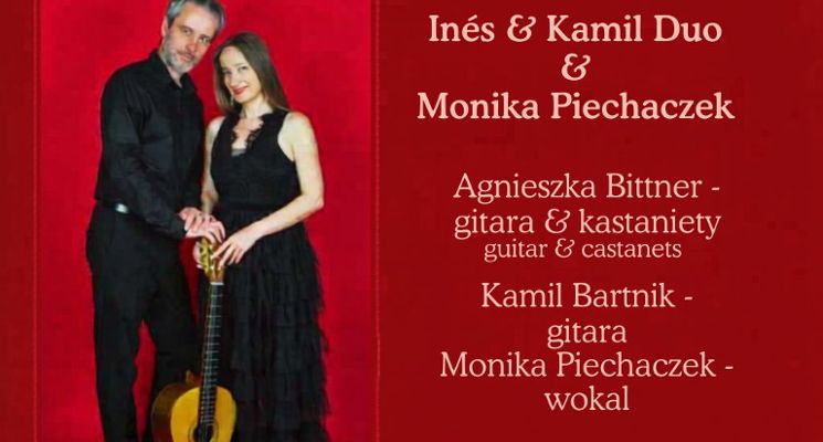 Plakat Koncert w rytmach muzyki hiszpańskiej