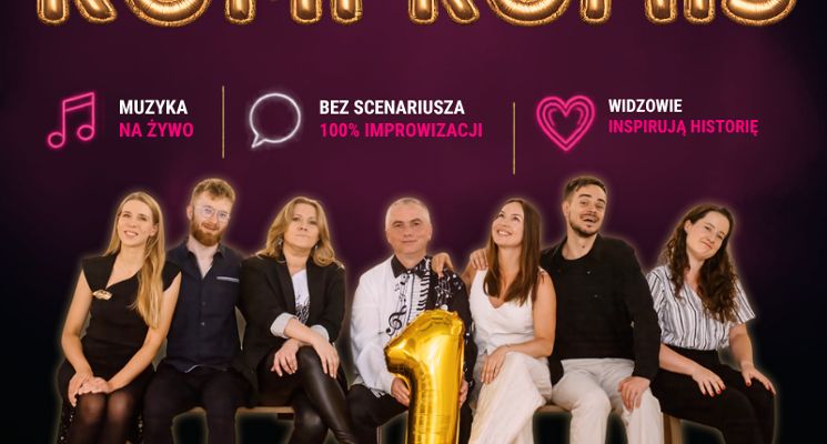 Plakat IMPROWIZOWANY MUSICAL KOMEDIOWY - 1 URODZINY