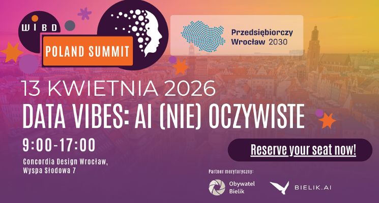 Plakat Data Vibes Summit: AI (nie) oczywiste