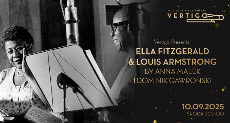 Plakat Ella Fitzgerald & Louis Armstrong by Anna Malek i Dominik Gawroński