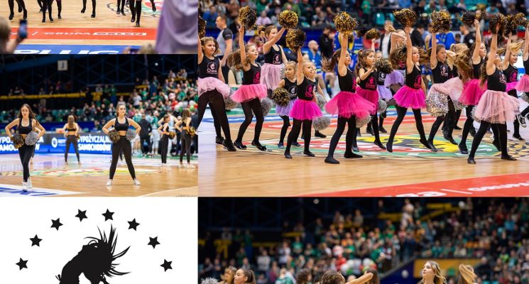 Plakat ZAPISY NA NOWY SEZON w Cheerleaders Academy - taniec z pomponami i akrobatyka dla dzieci i młodzieży