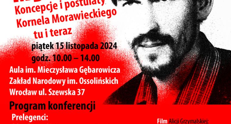 Plakat "Myśleć po polsku. Koncepcje i postulaty Kornela Morawieckiego tu i teraz" [SPOTKANIE]