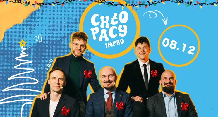 Plakat Za wigilijnym stołem - Spektakl improwizowany z muzyką na żywo