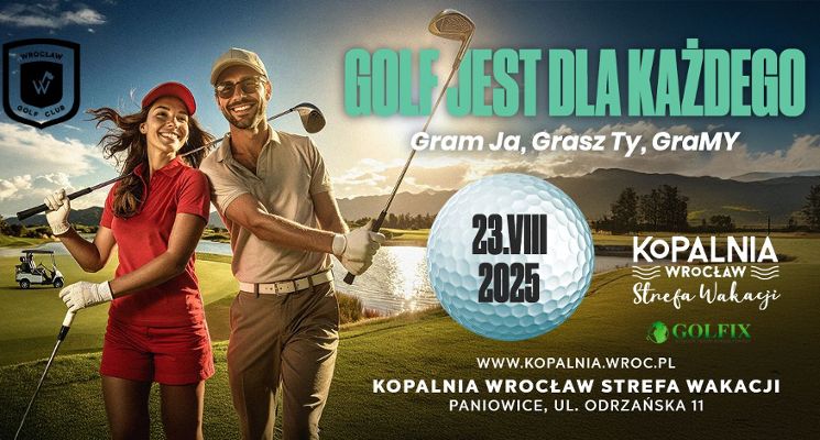 Plakat IV Edycja „Golf jest dla każdego”