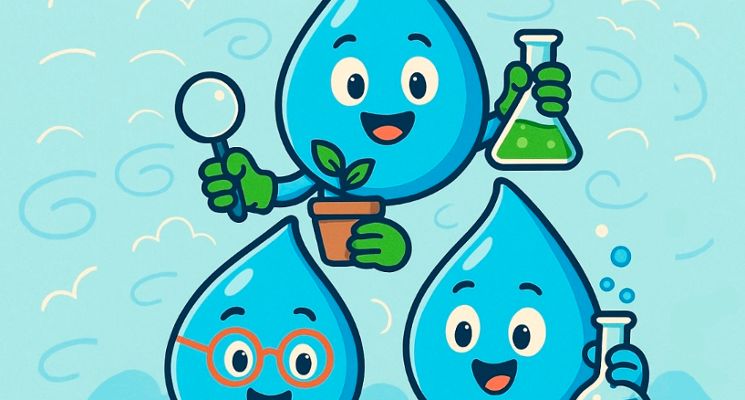 Plakat WodoBadacze: warsztaty dla dzieci