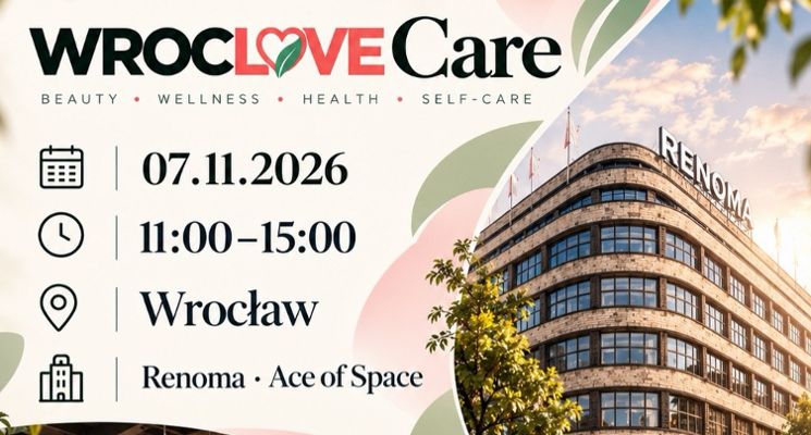 Plakat WrocLove Care – lokalne wydarzenie B2B we Wrocławiu