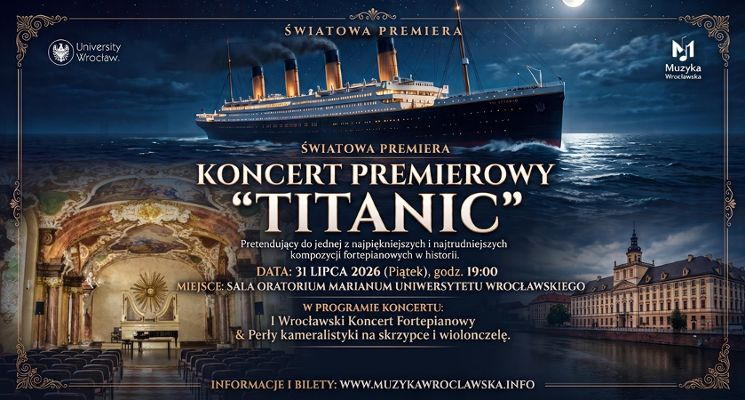 Plakat Kolejna premiera Muzyki Wrocławskiej