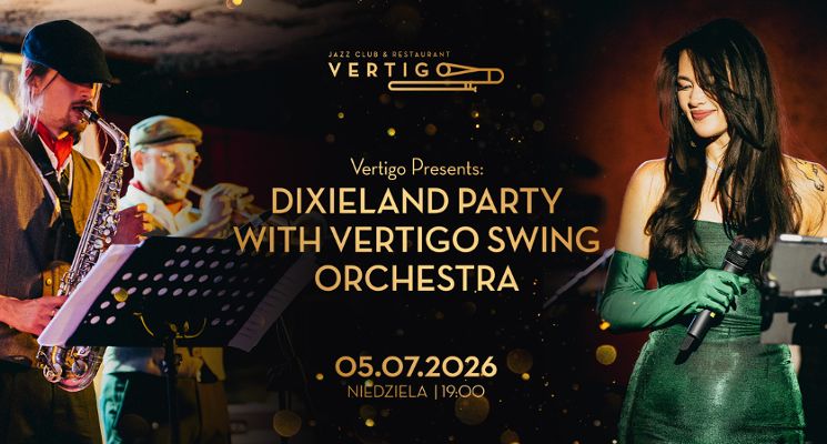 Plakat Dixieland party with Vertigo Swing Orchestra