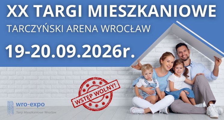Plakat XX Targi Mieszkaniowe Wrocław | WRO-EXPO