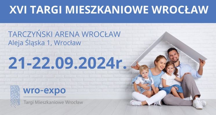 Plakat XVI Targi Mieszkaniowe Wrocław | WRO-EXPO