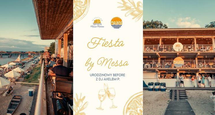 Plakat Fiesta by Messa – urodzinowy before z DJ Axelem P.