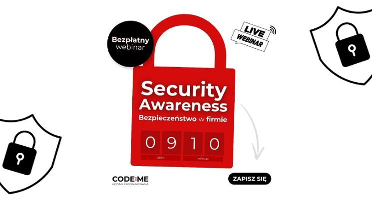 Plakat Darmowe szkolenie z cyberbezpieczeństwa
