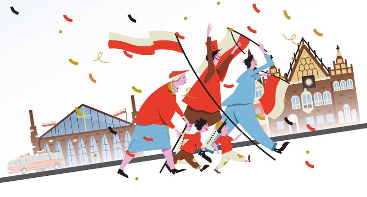 Plakat XXII Radosna Parada Niepodległości