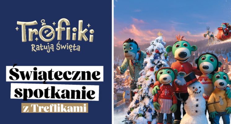 Plakat Świąteczne spotkanie z Treflikami w Pasażu Grunwaldzkim