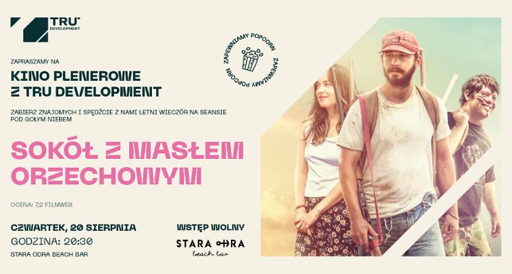 Plakat Darmowe kino plenerowe nad Odrą, 20 sierpnia