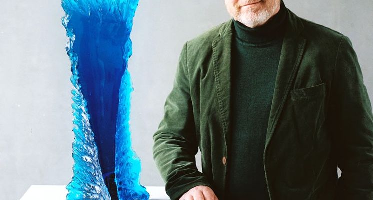 Plakat "Mak-Sobota & Sobota"- wystawa szkła unikatowego