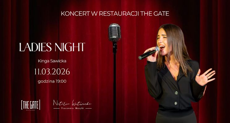 Plakat Ladies Night - koncert w restauracji The Gate