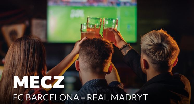 Plakat Transmisja meczu FC Barcelona - Real Madryt w Hard Rock Cafe
