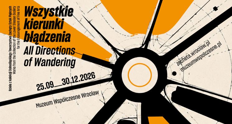 Plakat Wszystkie kierunki błądzenia - wystawa