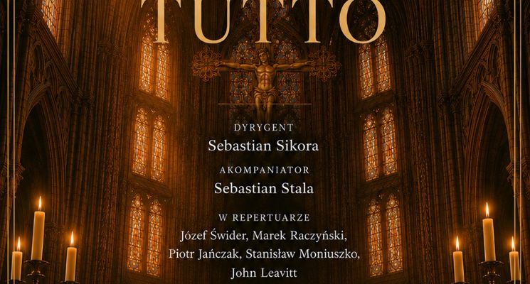 Plakat Koncert Wrocławskiego Chóru Cantiamo Tutto
