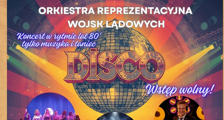Plakat Disco w wojskowym stylu!