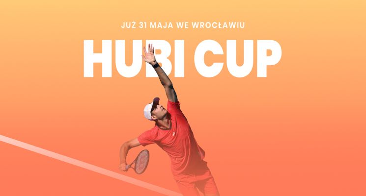 Plakat Hubi Cup 2025 – tenis dziecięcy, rodzinne atrakcje i wyjątkowa nagroda od Huberta Hurkacza
